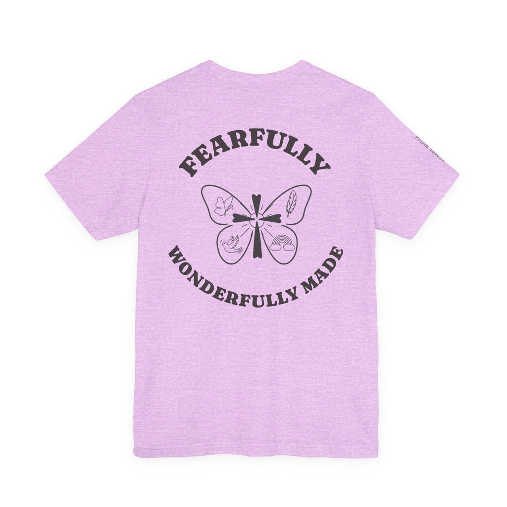 Fearfully & Wonderfully Made Tee – Psalm 139:14 | Christian Faith Shirt. A simple reminder of who you are — created with intention, purpose, and worth