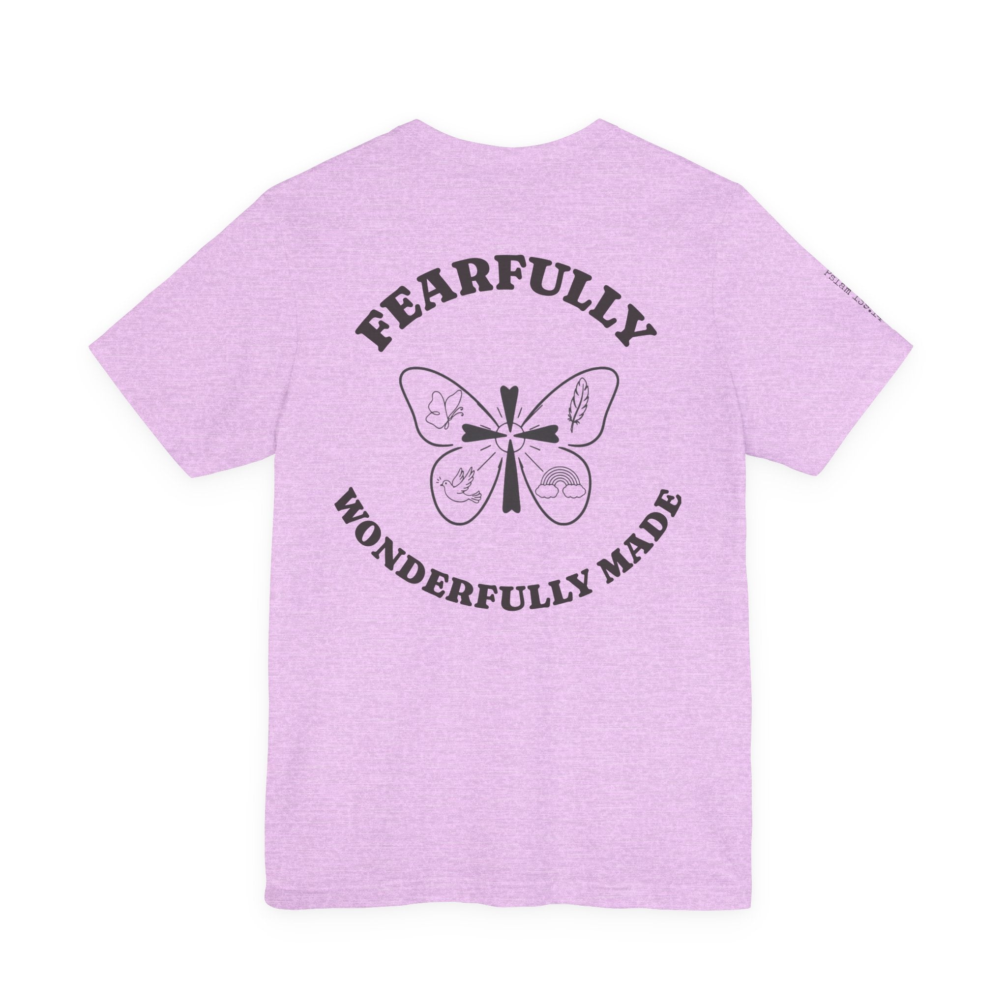 Fearfully & Wonderfully Made Tee – Psalm 139:14 | Christian Faith Shirt. A simple reminder of who you are — created with intention, purpose, and worth