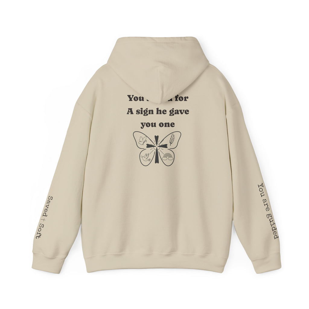 Signs from Heaven Butterfly Hoodie – Memorial Comfort Pullover -A reminder that you’re not alone— even when you’re searching for answers.