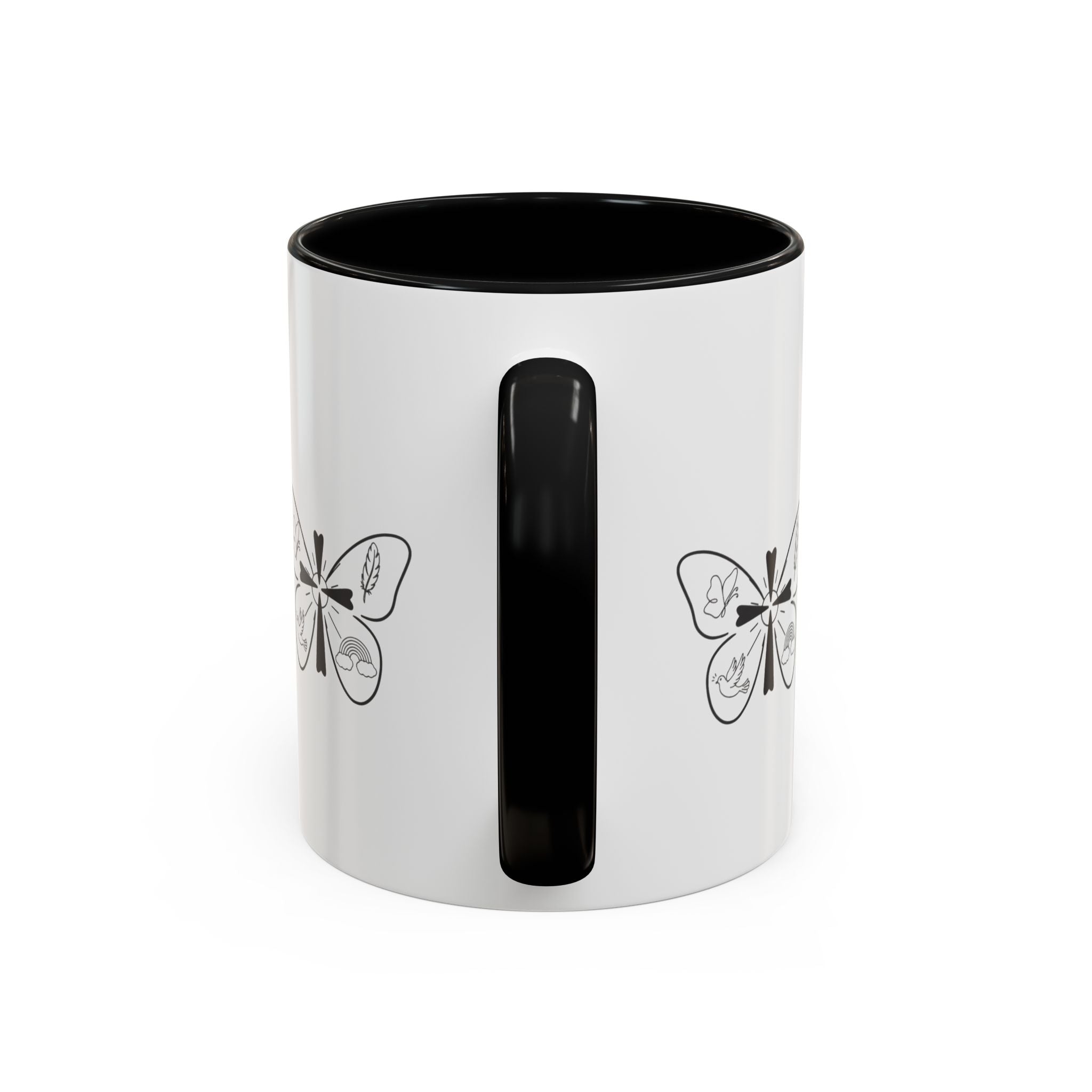 Signs From Heaven Accent Coffee Mug — "Faith Is Good For The Soul" Inspirational Gift (11/15 oz)