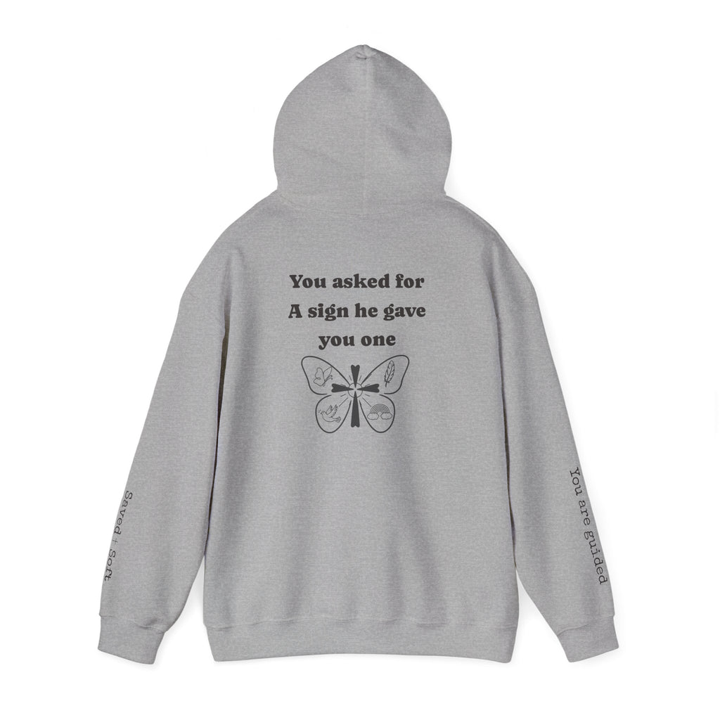 Signs from Heaven Butterfly Hoodie – Memorial Comfort Pullover -A reminder that you’re not alone— even when you’re searching for answers.