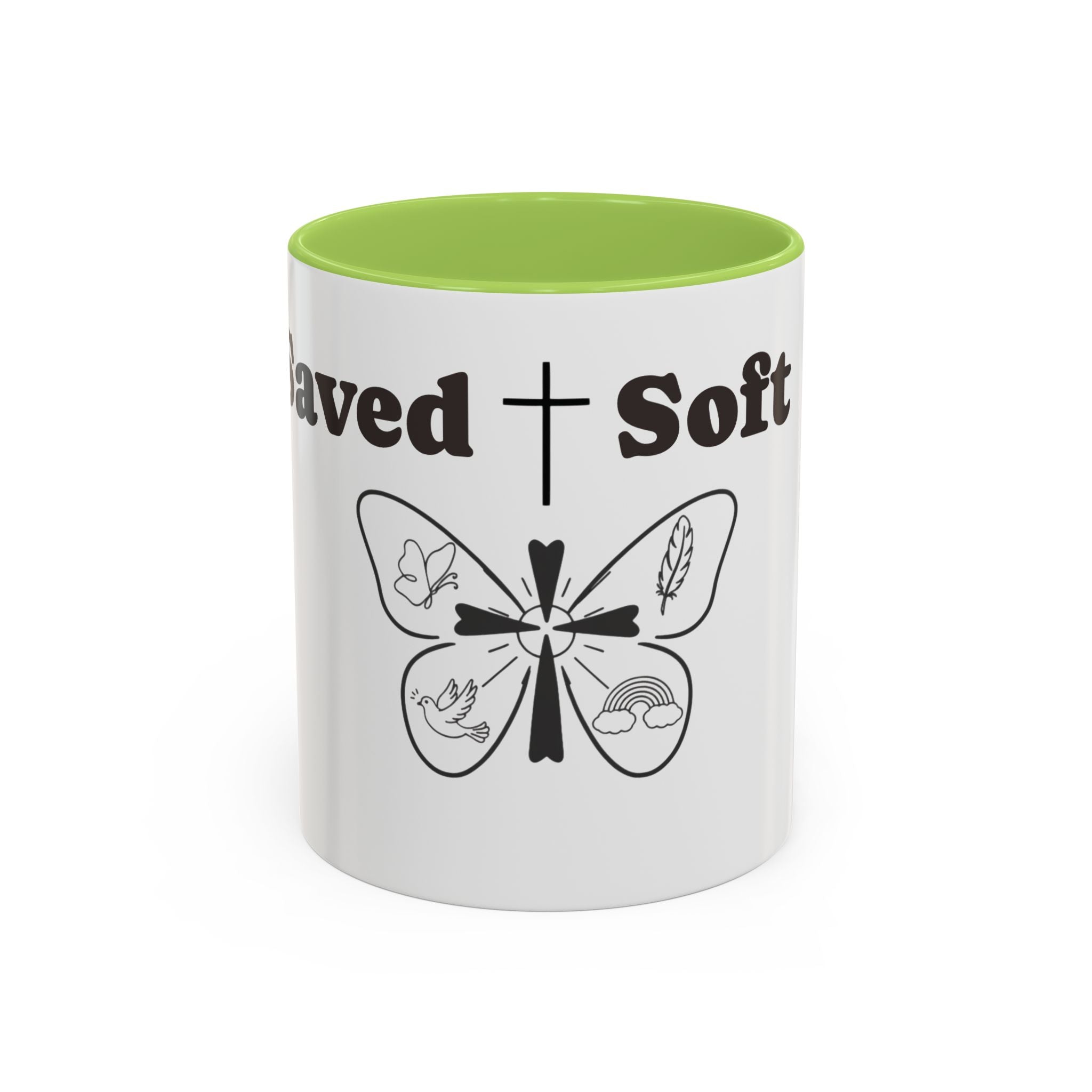 Signs From Heaven Accent Coffee Mug — "Faith Is Good For The Soul" Inspirational Gift (11/15 oz)