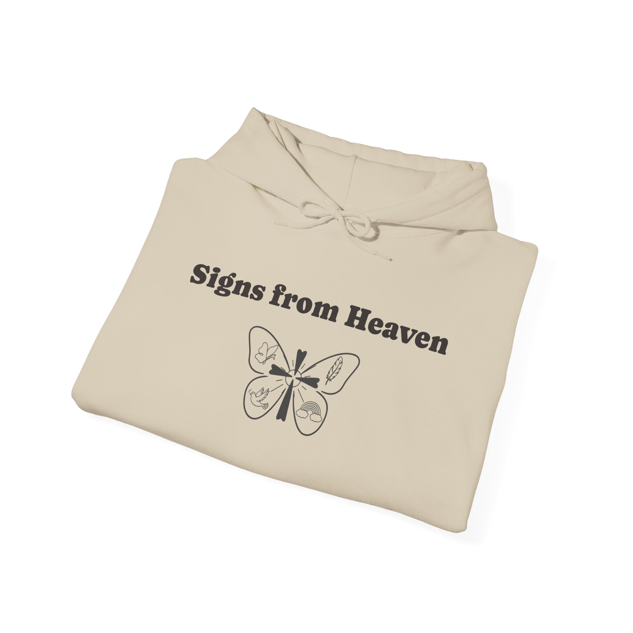 Signs from Heaven Butterfly Hoodie – Memorial Comfort Pullover -A reminder that you’re not alone— even when you’re searching for answers.