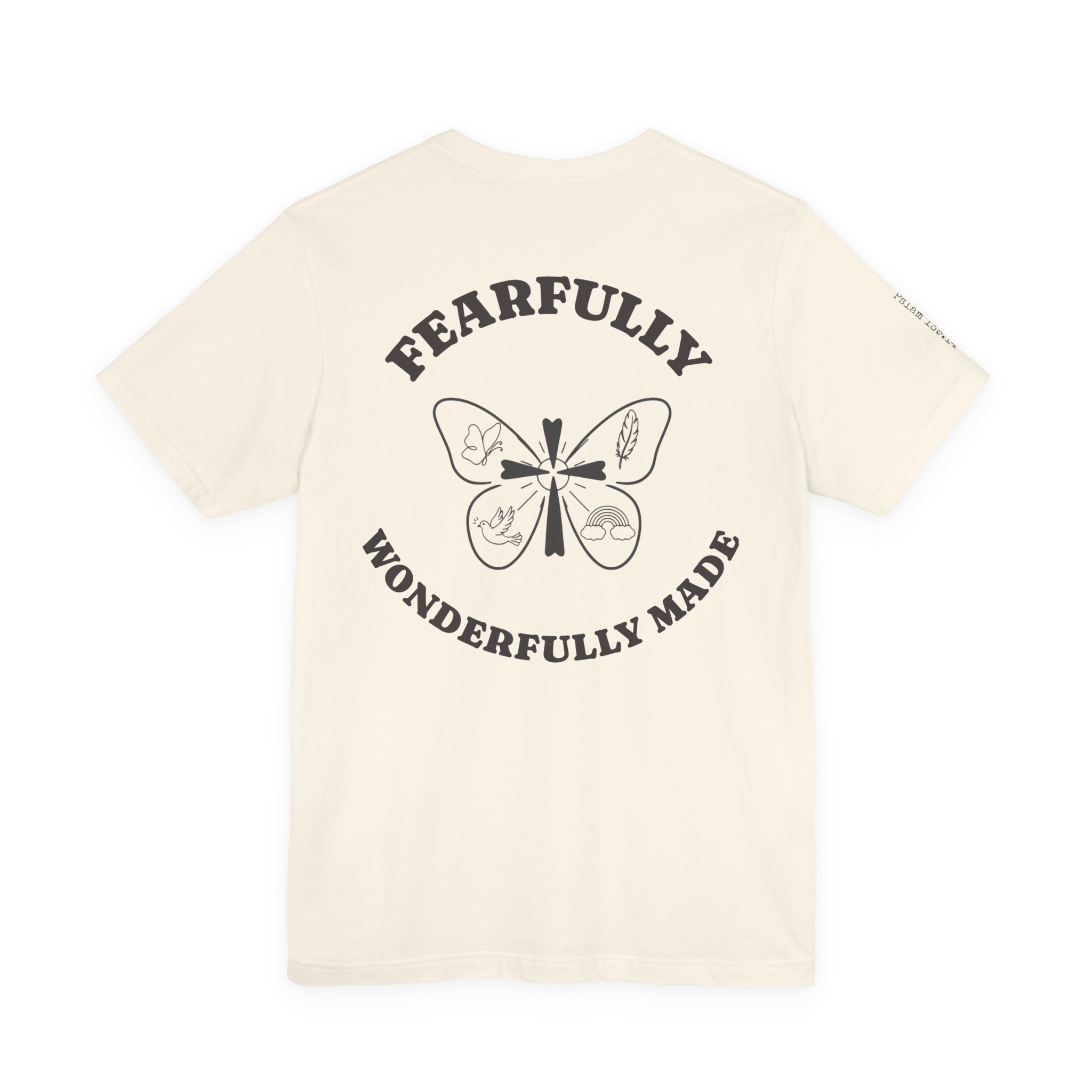 Fearfully & Wonderfully Made Tee – Psalm 139:14 | Christian Faith Shirt. A simple reminder of who you are — created with intention, purpose, and worth