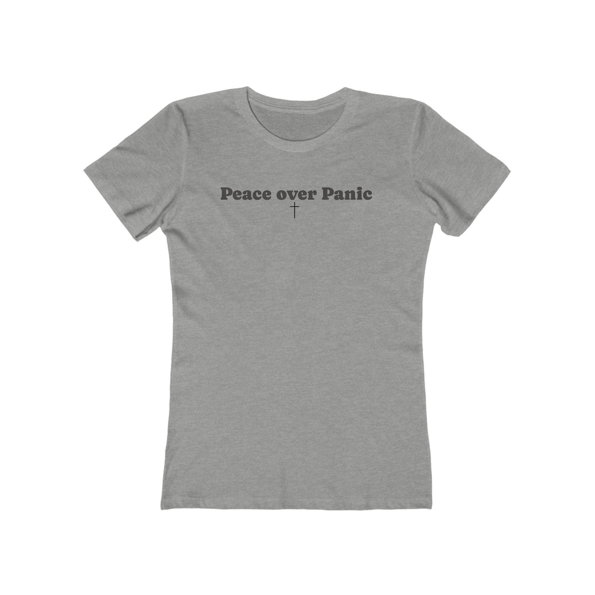 Peace Over Panic Tee – Philippians 4:6 Christian T-Shirt | Faith-Based Apparel