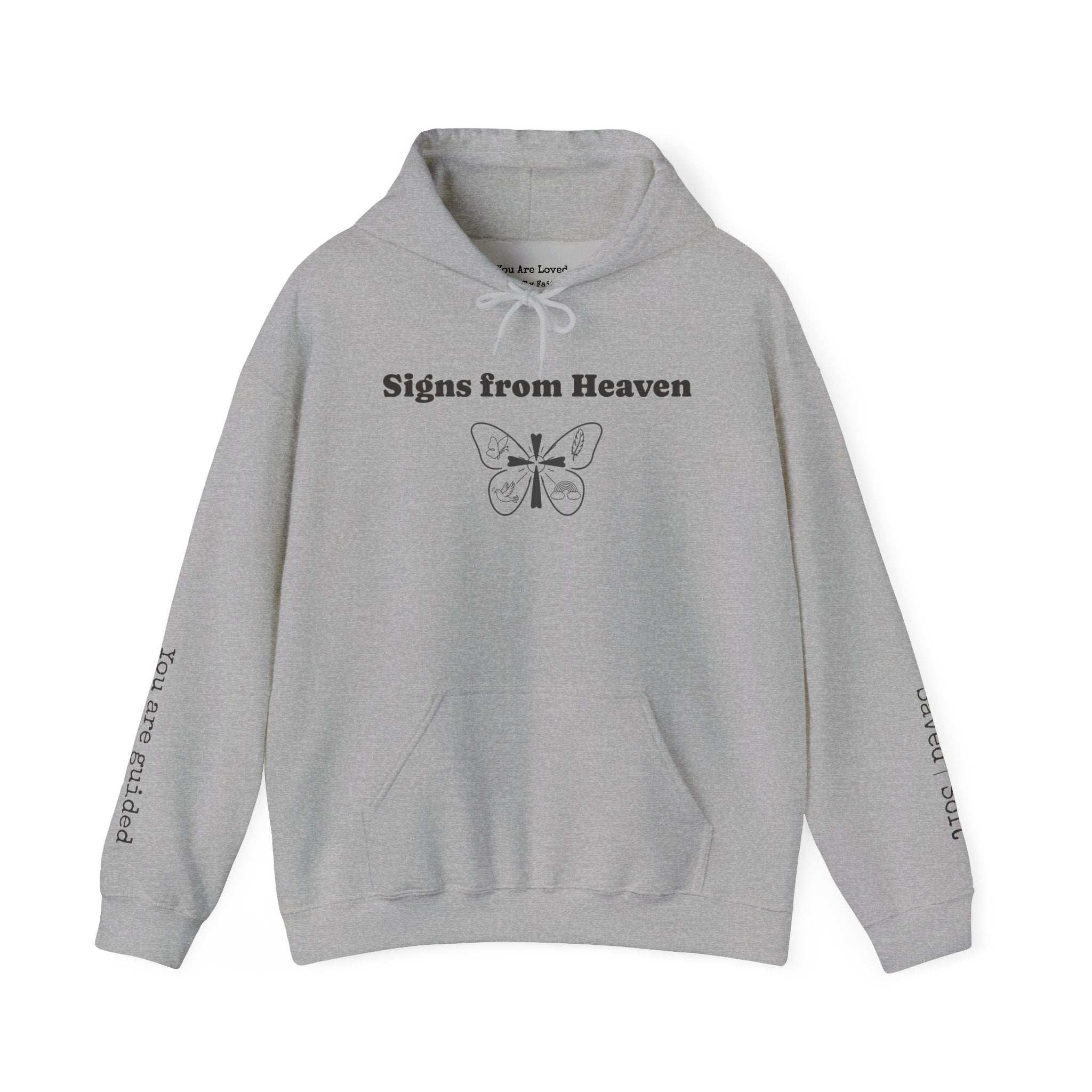 Signs from Heaven Butterfly Hoodie – Memorial Comfort Pullover -A reminder that you’re not alone— even when you’re searching for answers.