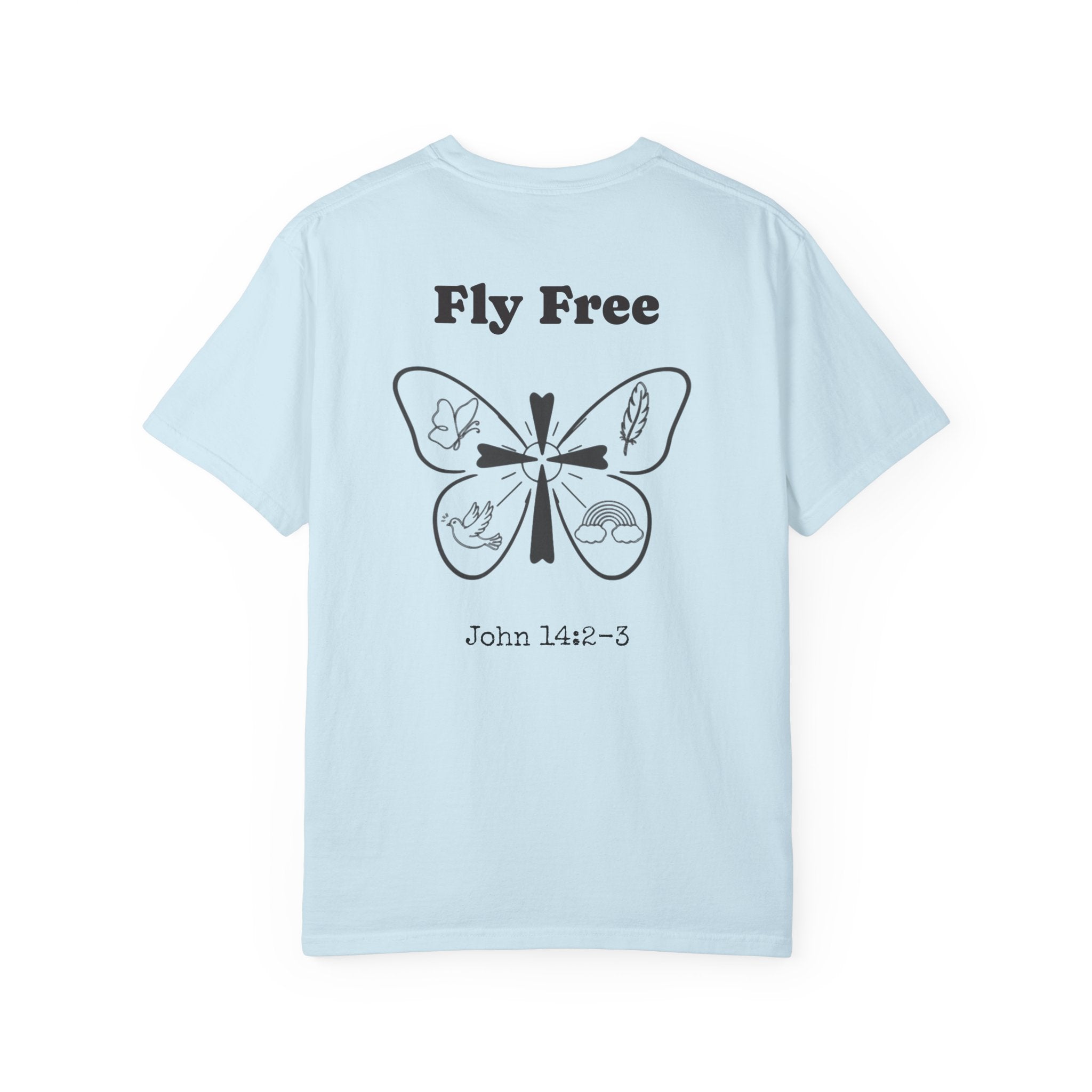 Memorial 'Fly Free' T-shirt — Faith-Inspired Tribute Tee