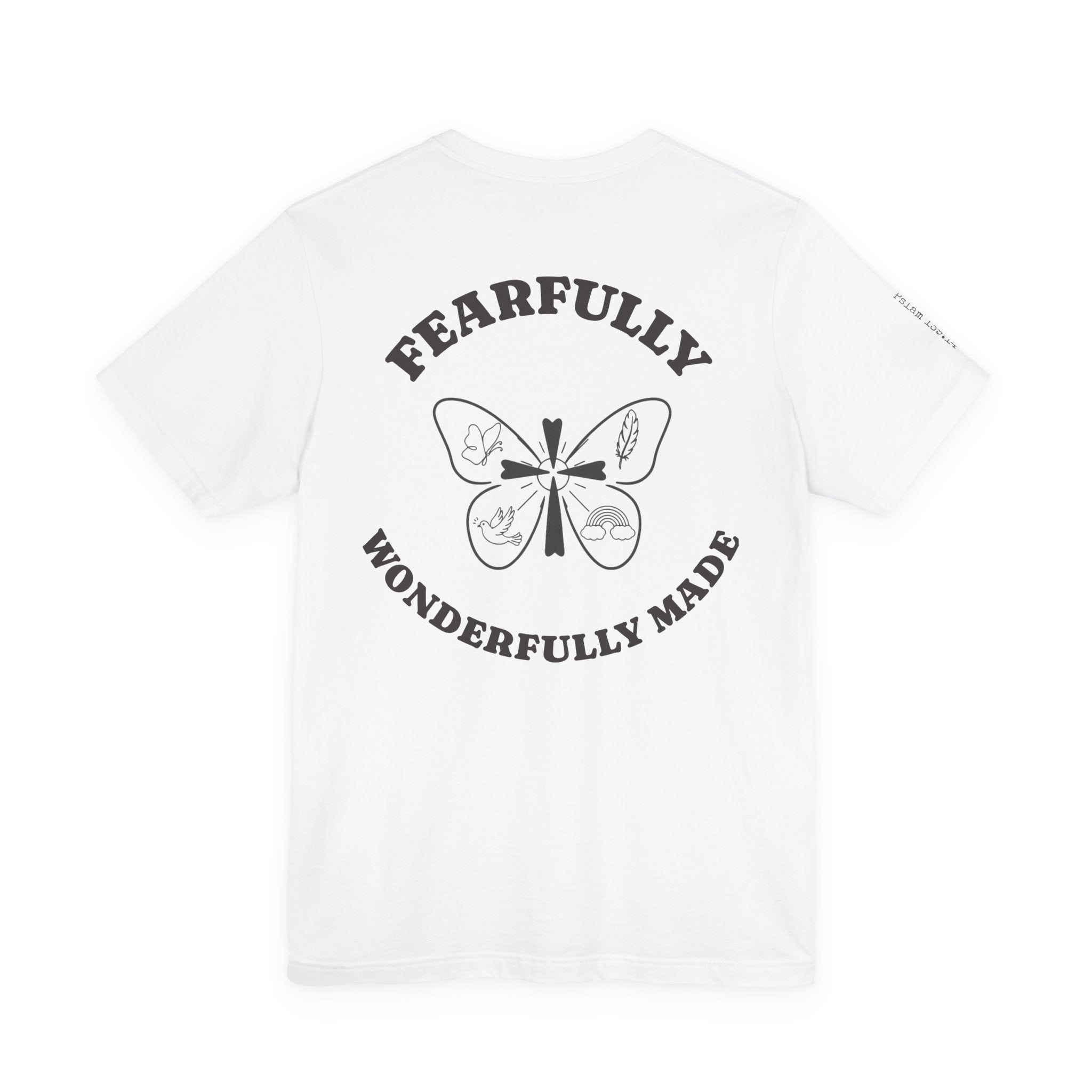 Fearfully & Wonderfully Made Tee – Psalm 139:14 | Christian Faith Shirt. A simple reminder of who you are — created with intention, purpose, and worth
