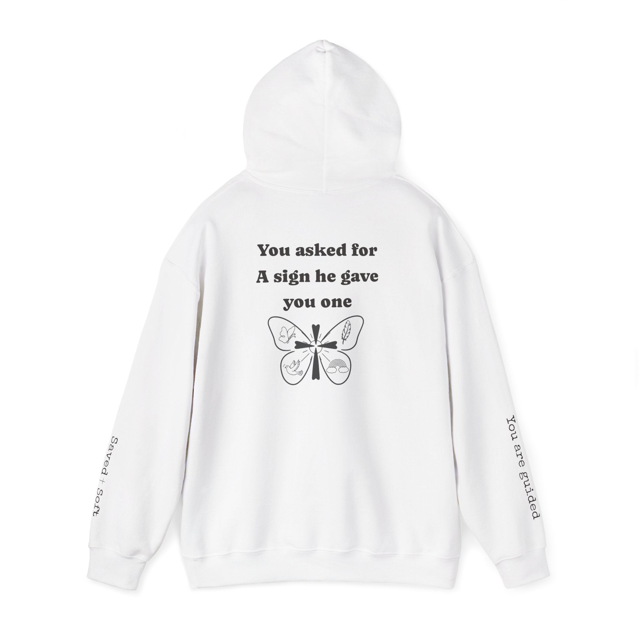 Signs from Heaven Butterfly Hoodie – Memorial Comfort Pullover -A reminder that you’re not alone— even when you’re searching for answers.