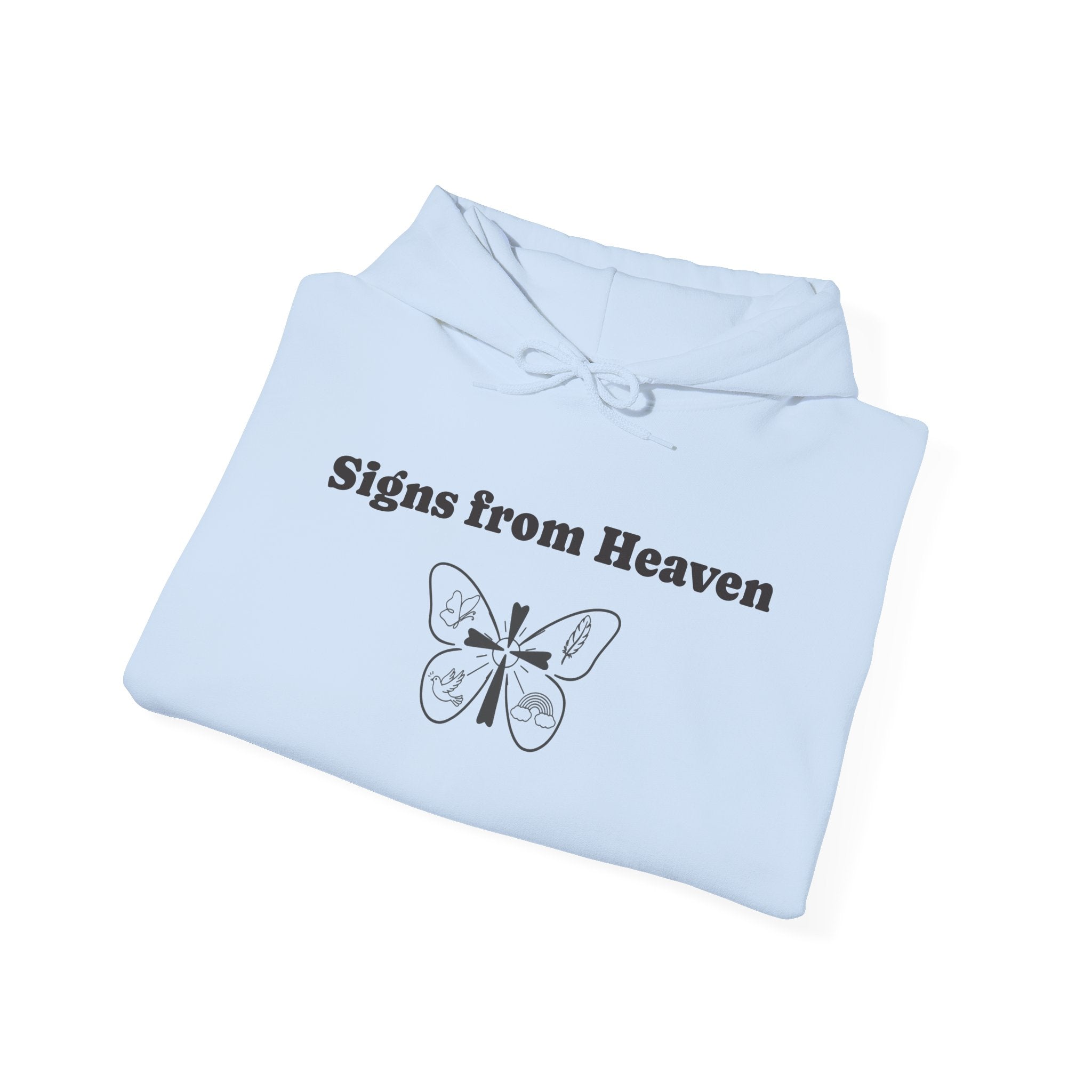Signs from Heaven Butterfly Hoodie – Memorial Comfort Pullover -A reminder that you’re not alone— even when you’re searching for answers.
