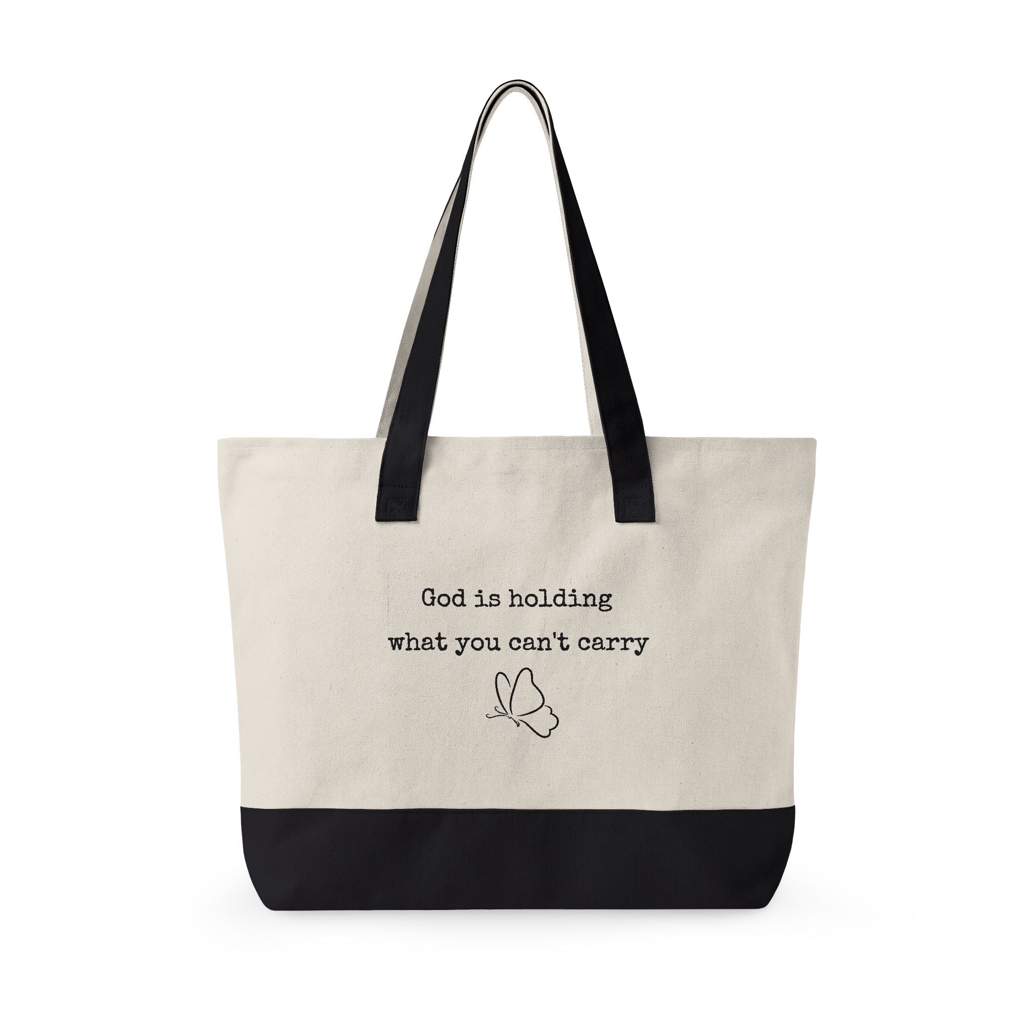 God is holding you tote