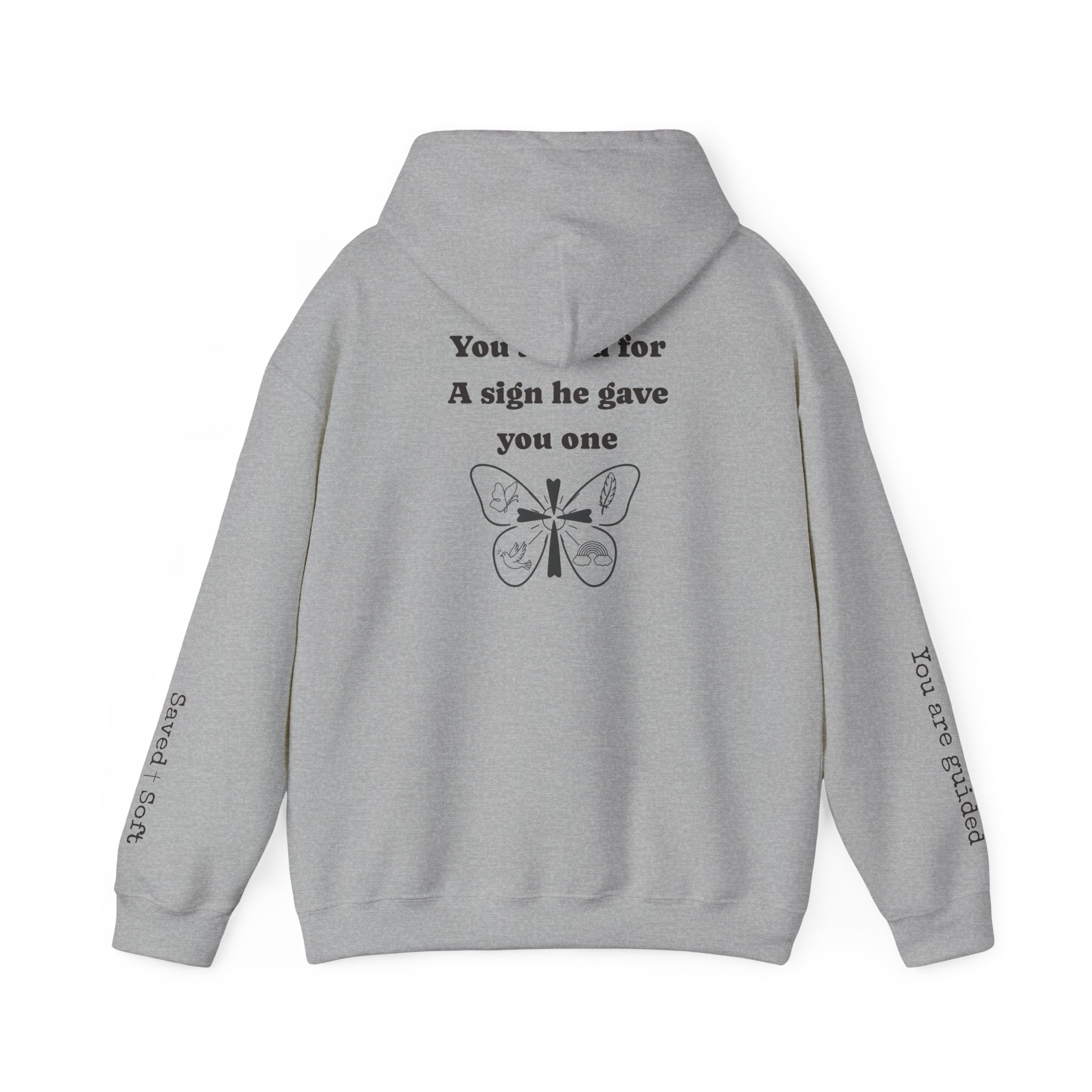Signs from Heaven Butterfly Hoodie – Memorial Comfort Pullover -A reminder that you’re not alone— even when you’re searching for answers.