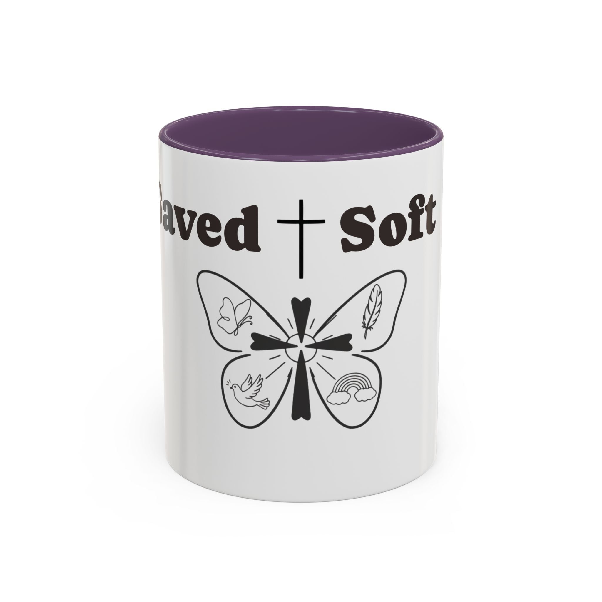 Signs From Heaven Accent Coffee Mug — "Faith Is Good For The Soul" Inspirational Gift (11/15 oz)