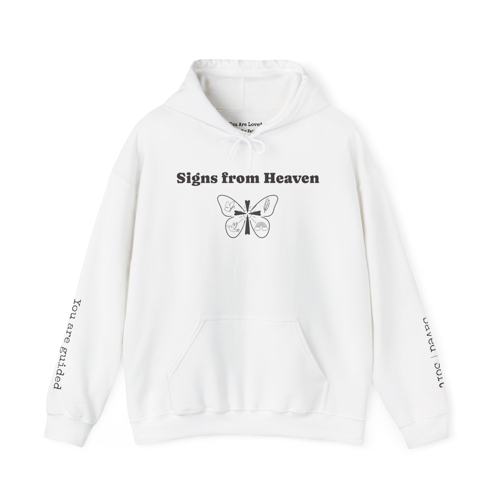 Signs from Heaven Butterfly Hoodie – Memorial Comfort Pullover -A reminder that you’re not alone— even when you’re searching for answers.