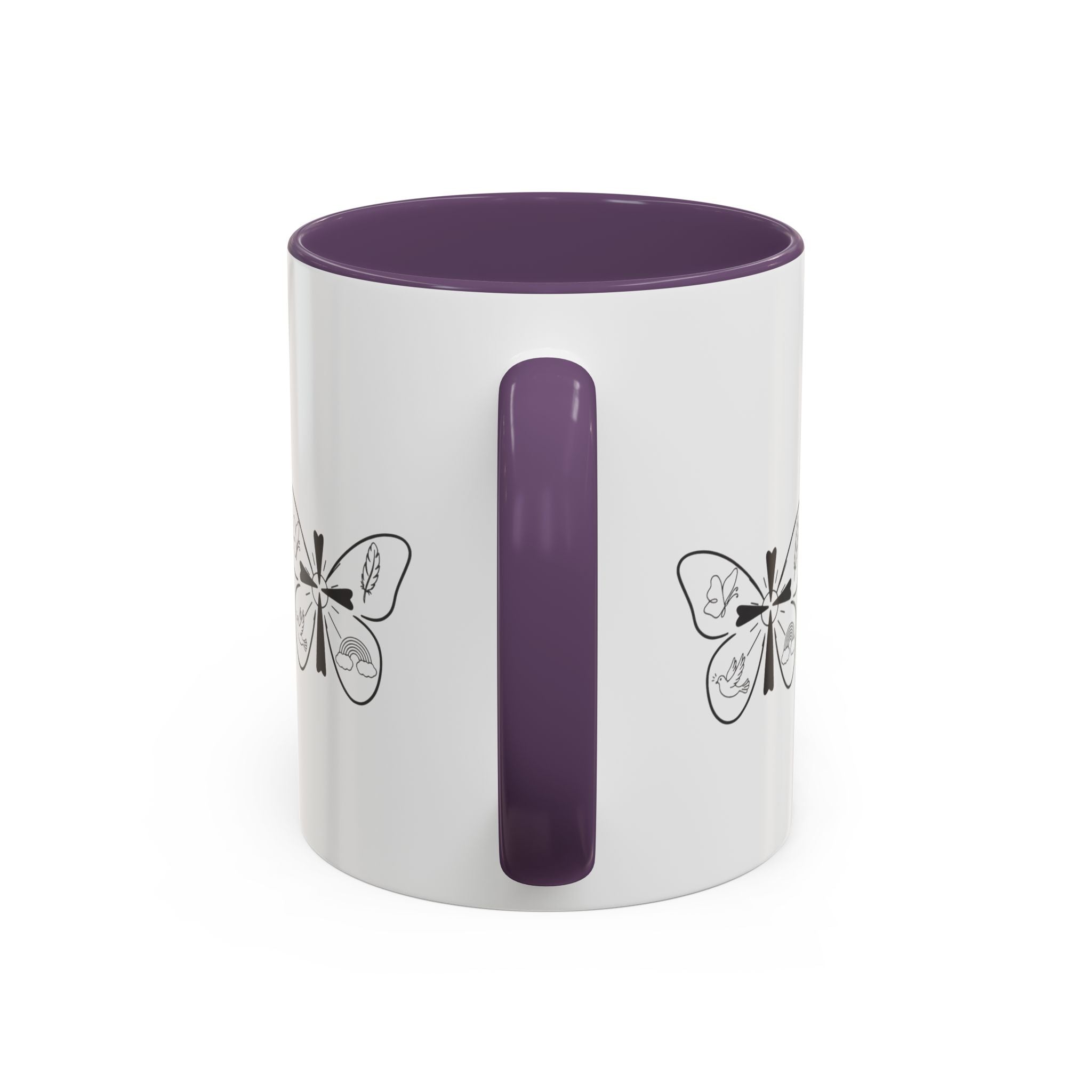Signs From Heaven Accent Coffee Mug — "Faith Is Good For The Soul" Inspirational Gift (11/15 oz)