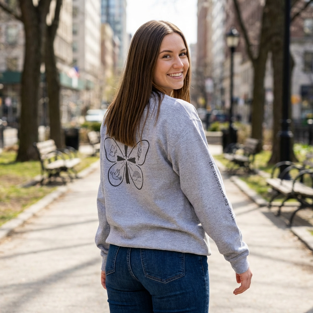 Restored From Within Sweatshirt (Signs From Heaven Collection)