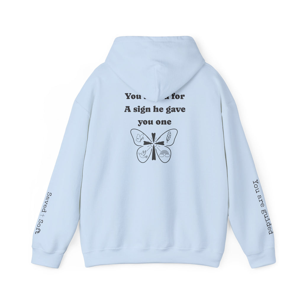 Signs from Heaven Butterfly Hoodie – Memorial Comfort Pullover -A reminder that you’re not alone— even when you’re searching for answers.