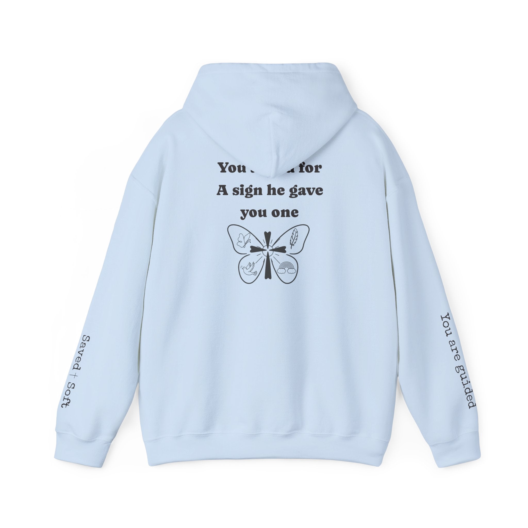 Signs from Heaven Butterfly Hoodie – Memorial Comfort Pullover -A reminder that you’re not alone— even when you’re searching for answers.