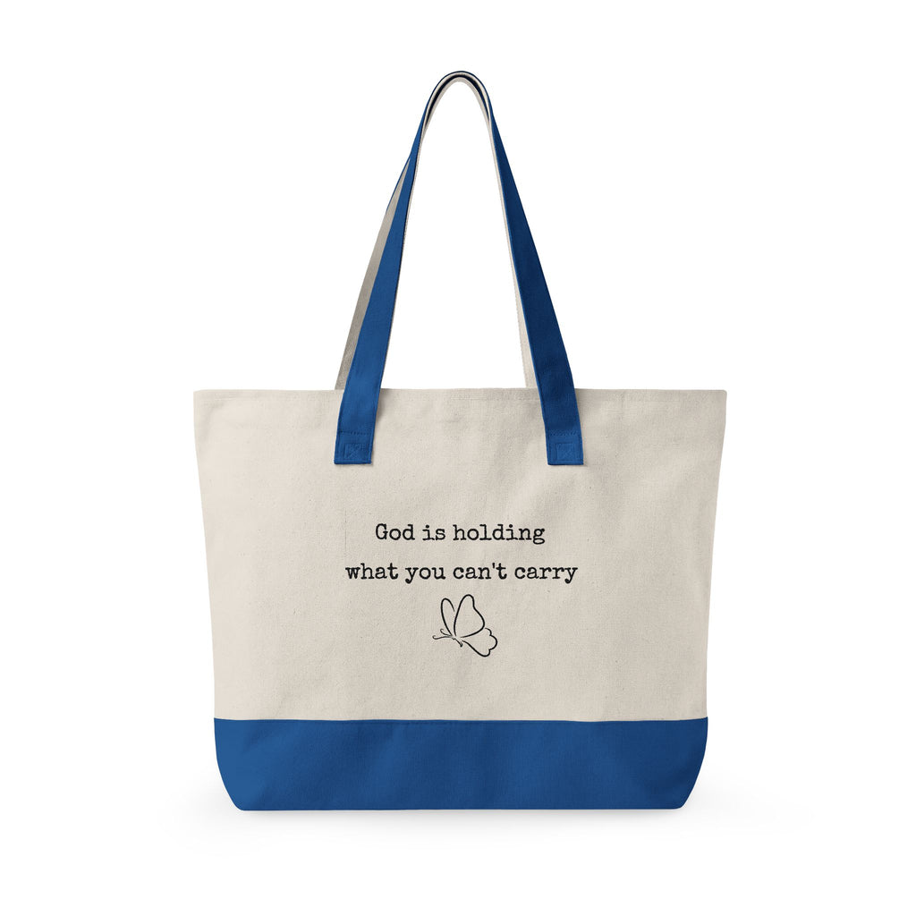 God is holding you tote