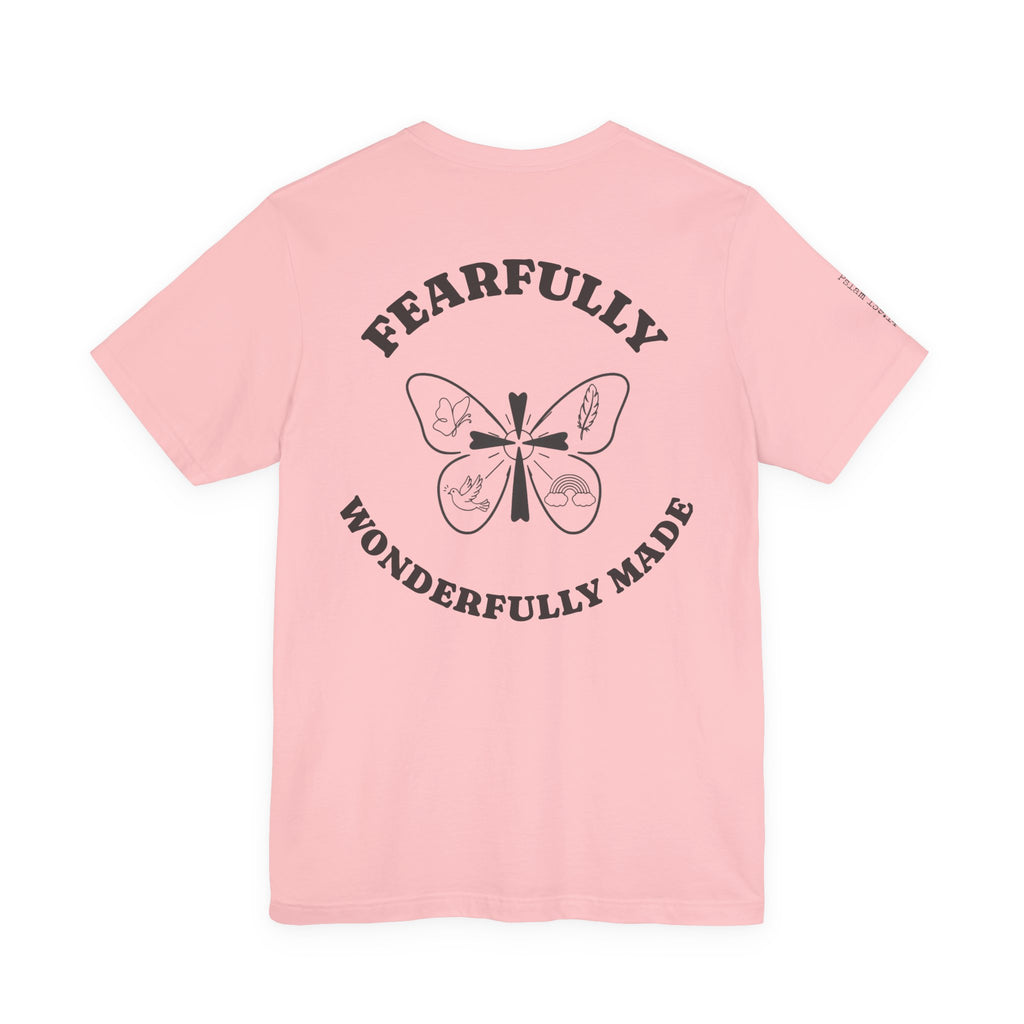 Fearfully & Wonderfully Made Tee – Psalm 139:14 | Christian Faith Shirt. A simple reminder of who you are — created with intention, purpose, and worth
