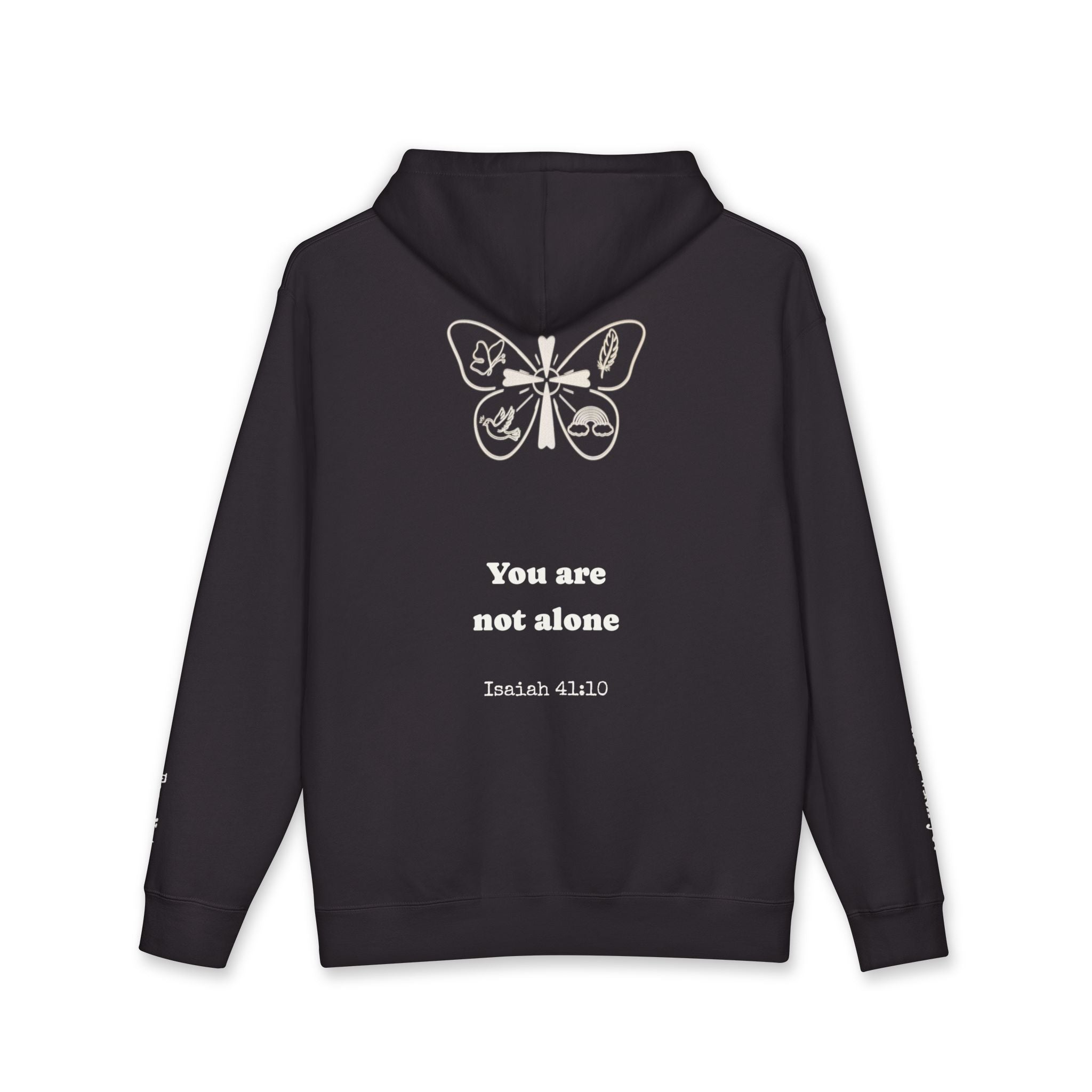 You Are Not Alone Hoodie – Isaiah 41:10 | Signs From Heaven Collection