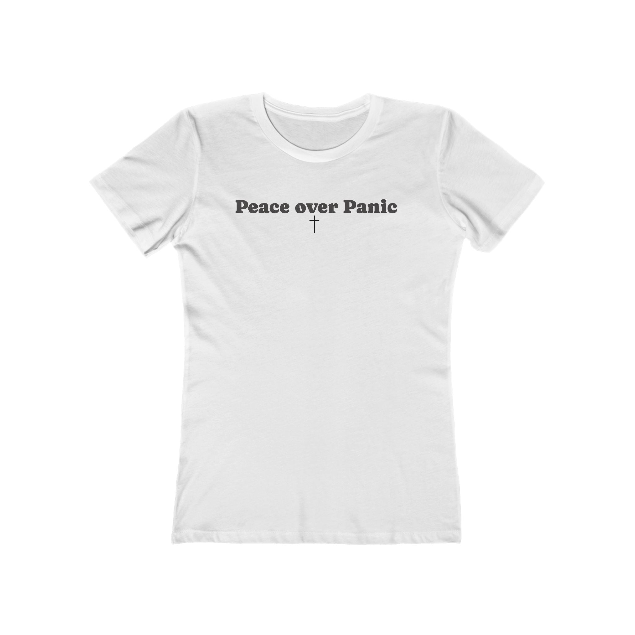 Peace Over Panic Tee – Philippians 4:6 Christian T-Shirt | Faith-Based Apparel