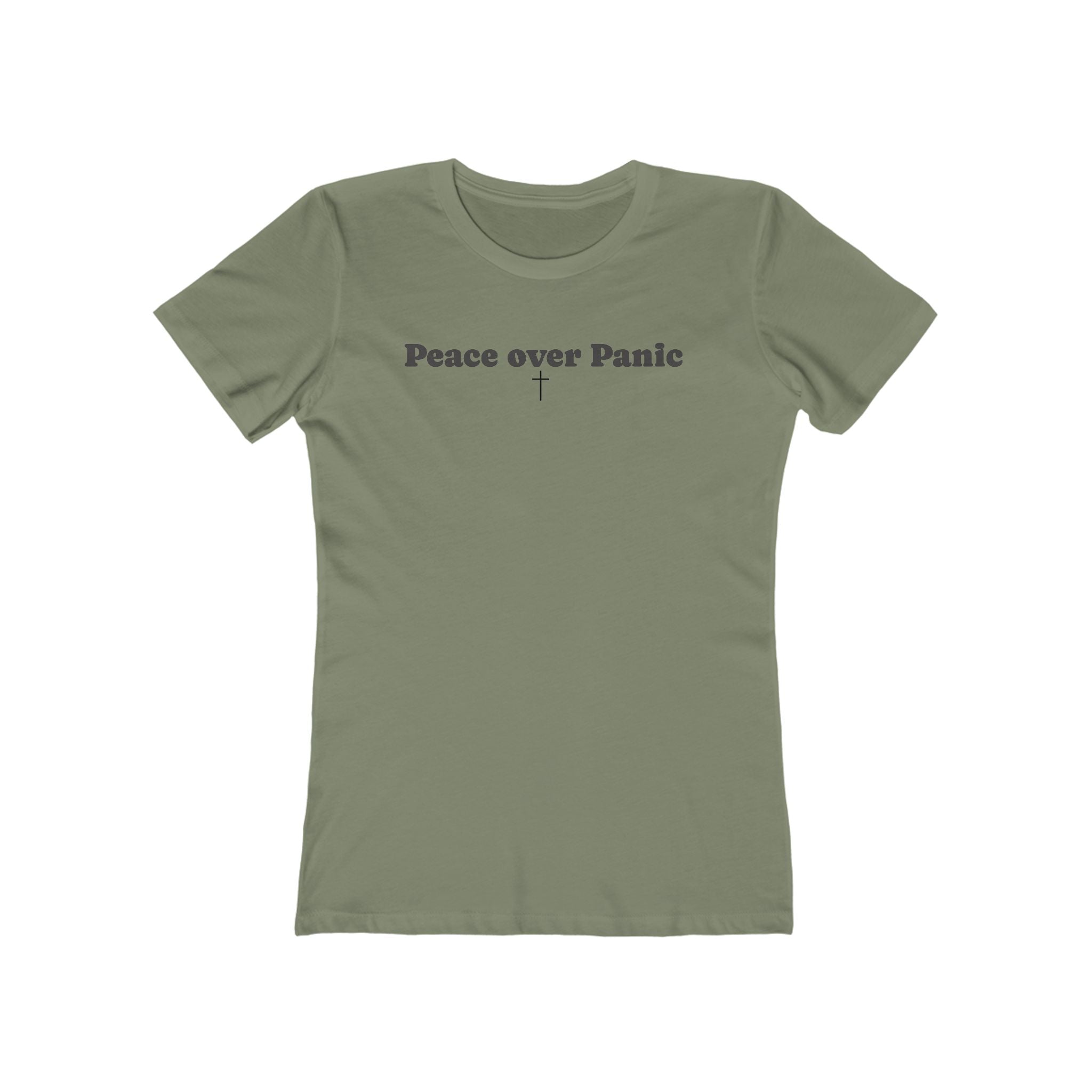 Peace Over Panic Tee – Philippians 4:6 Christian T-Shirt | Faith-Based Apparel