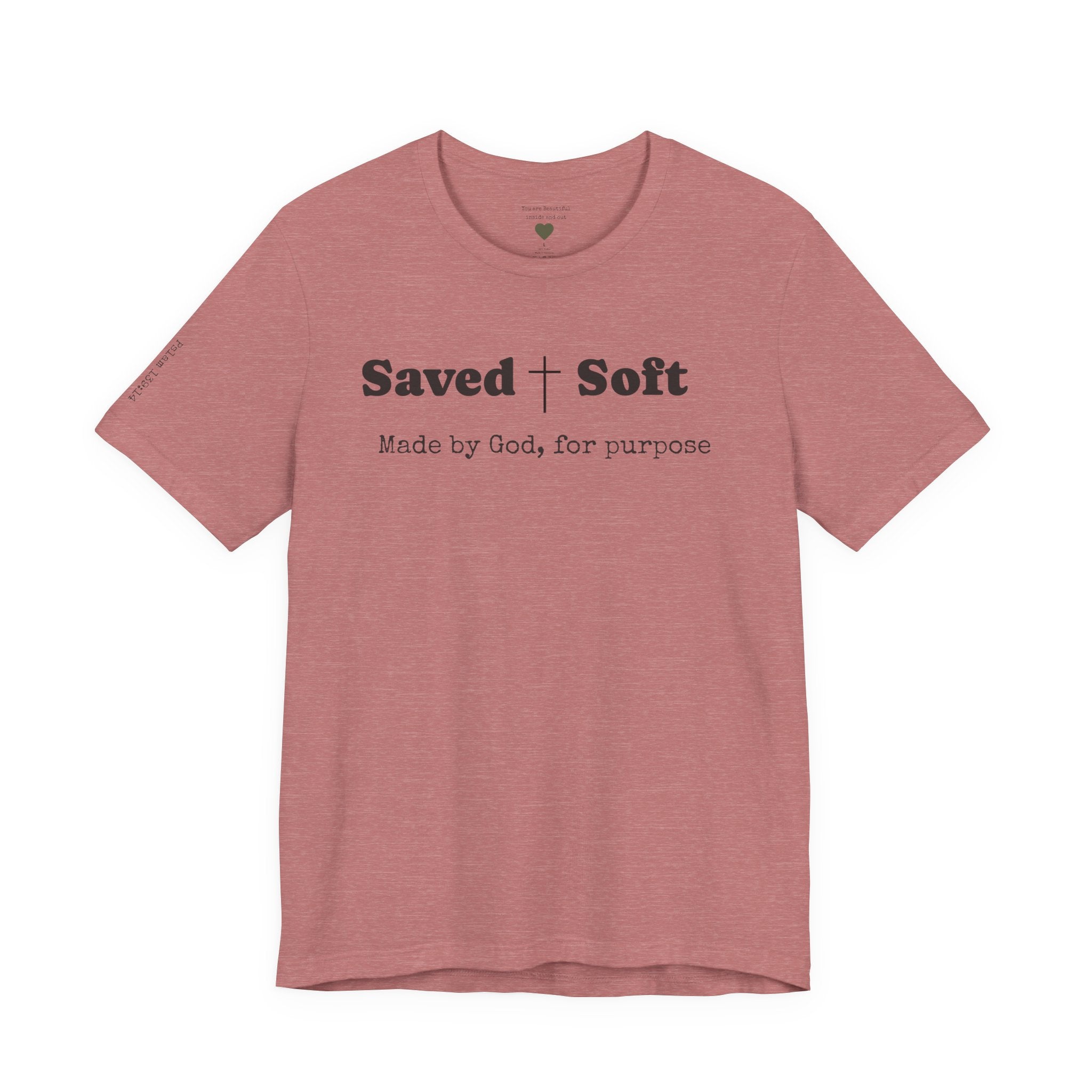 Fearfully & Wonderfully Made Tee – Psalm 139:14 | Christian Faith Shirt. A simple reminder of who you are — created with intention, purpose, and worth