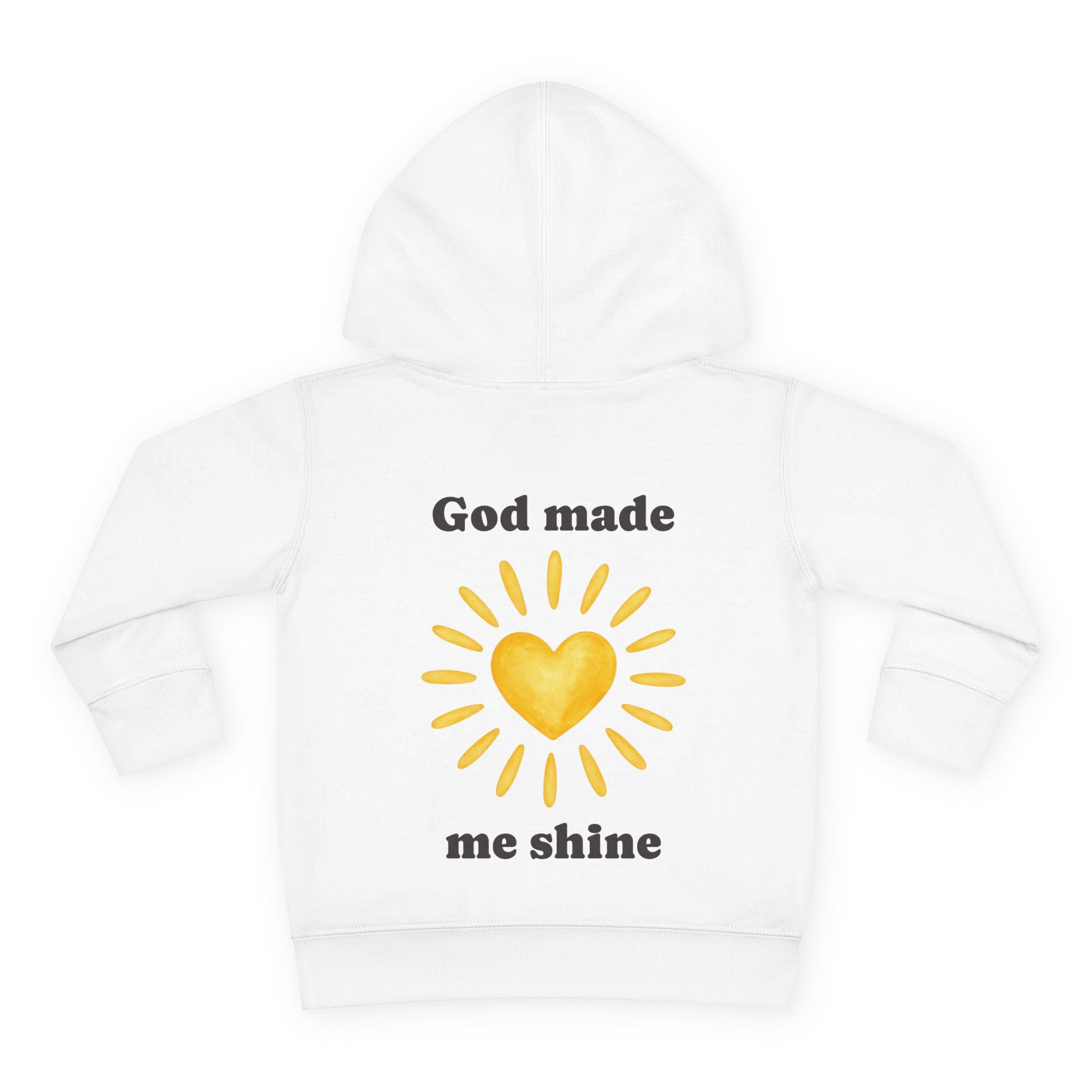 Little Light Toddler Hoodie- A soft reminder for the little lights in your life 🤍  Designed to reflect comfort, protection, and the quiet truth that they are never alone.