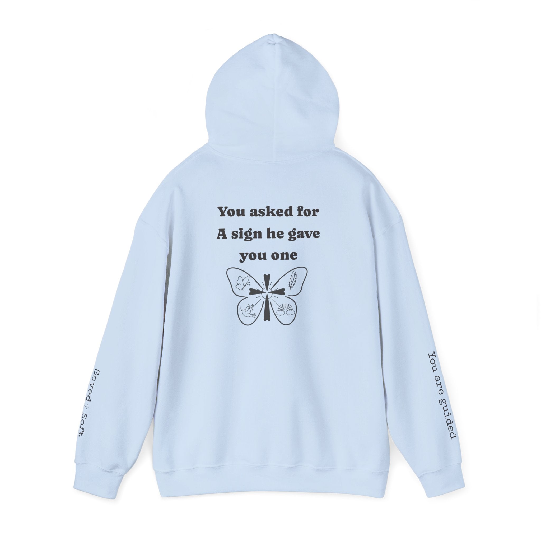 Signs from Heaven Butterfly Hoodie – Memorial Comfort Pullover -A reminder that you’re not alone— even when you’re searching for answers.