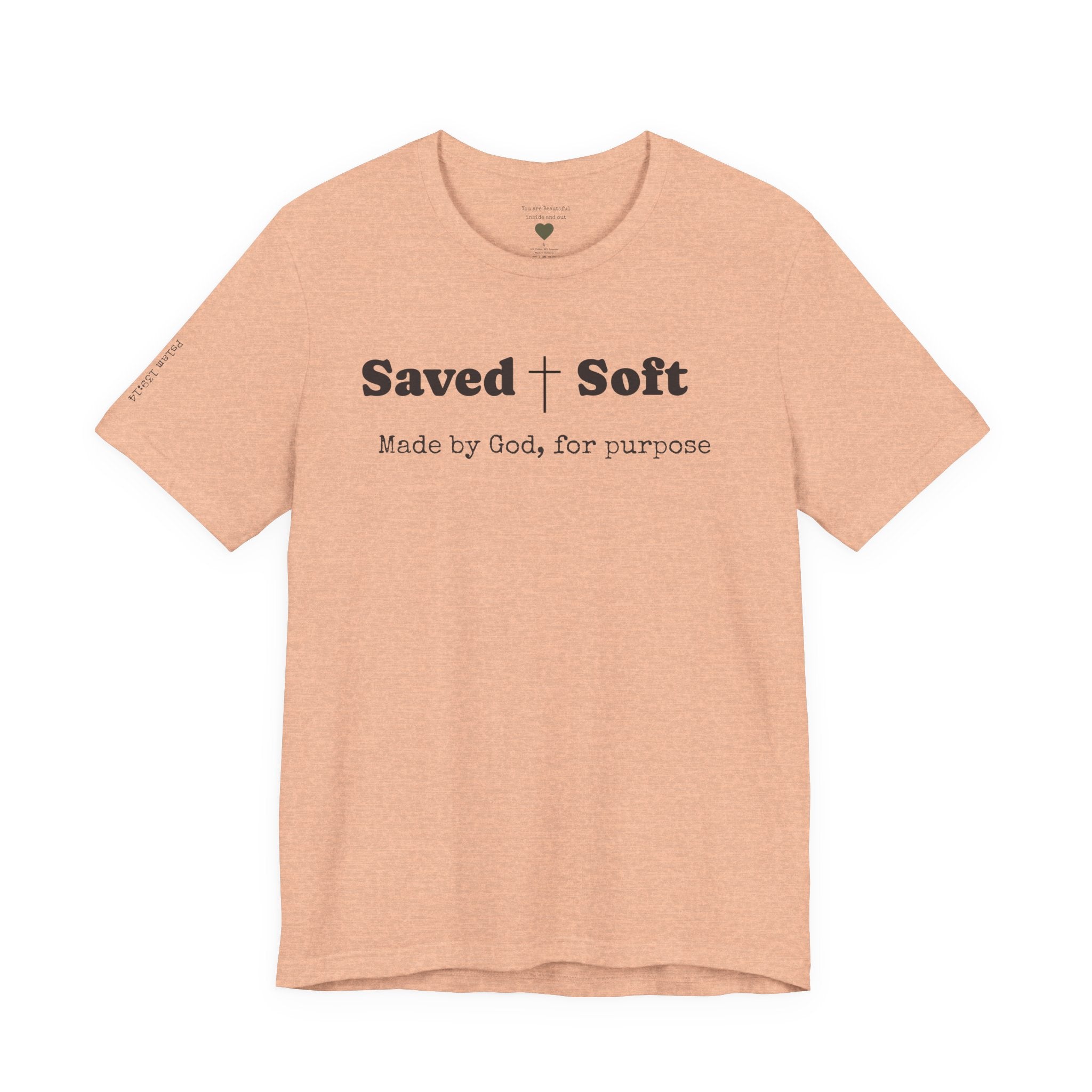 Fearfully & Wonderfully Made Tee – Psalm 139:14 | Christian Faith Shirt. A simple reminder of who you are — created with intention, purpose, and worth