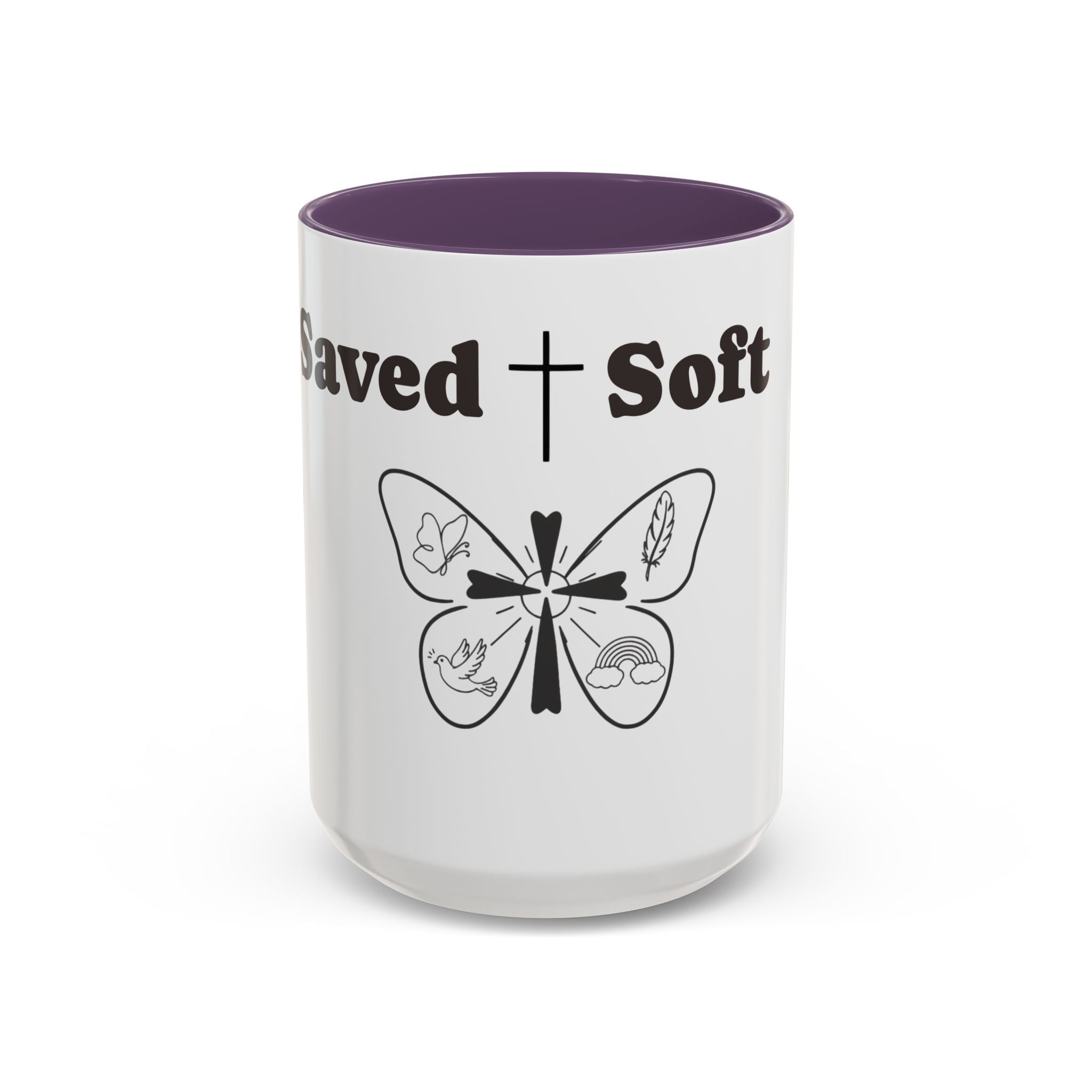 Signs From Heaven Accent Coffee Mug — "Faith Is Good For The Soul" Inspirational Gift (11/15 oz)