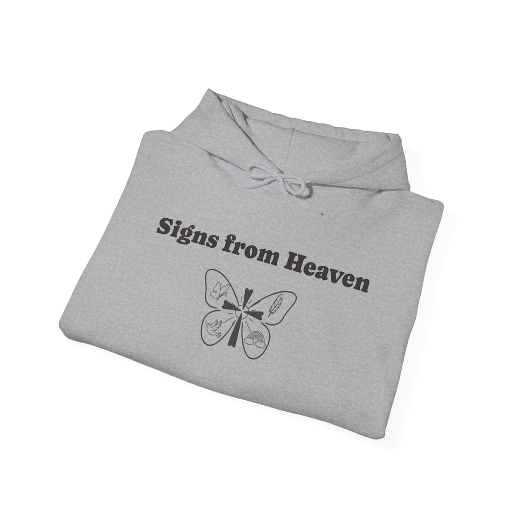 Signs from Heaven Butterfly Hoodie – Memorial Comfort Pullover -A reminder that you’re not alone— even when you’re searching for answers.