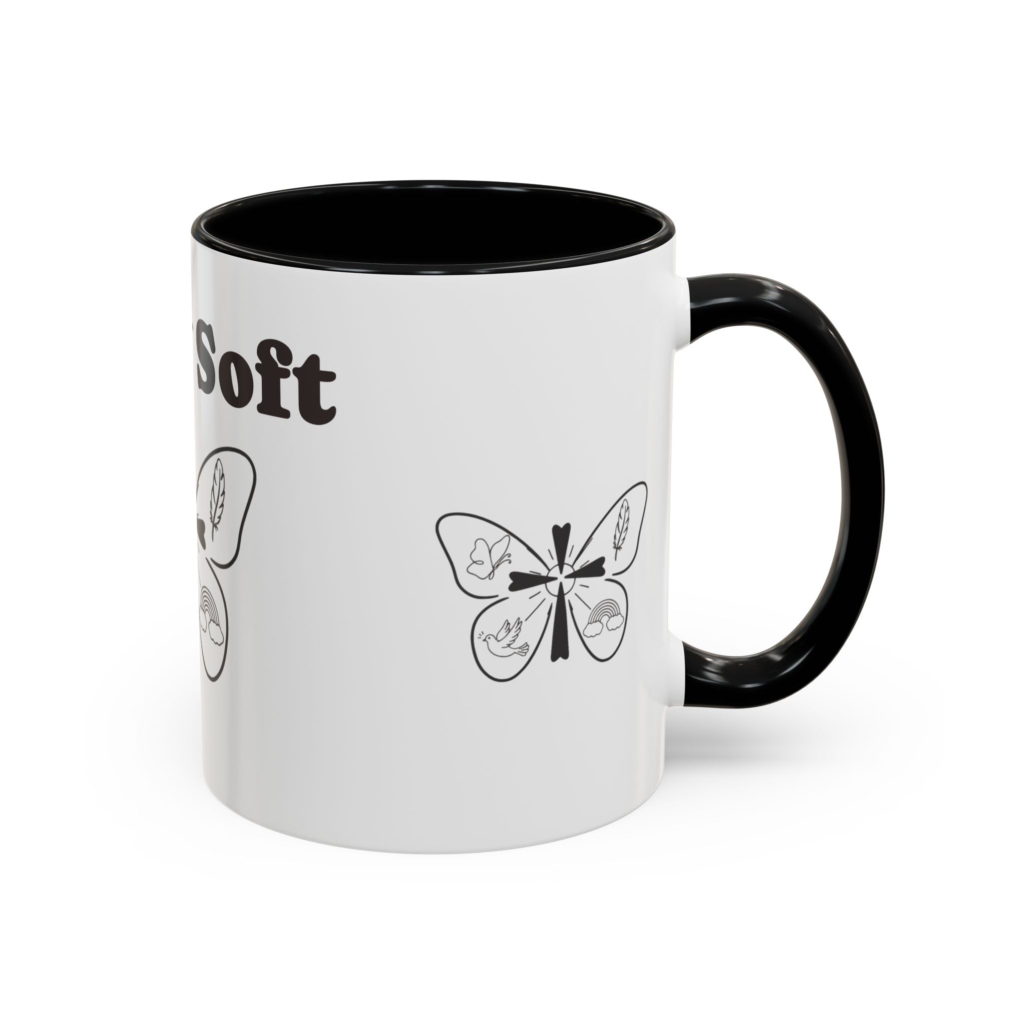 Signs From Heaven Accent Coffee Mug — "Faith Is Good For The Soul" Inspirational Gift (11/15 oz)