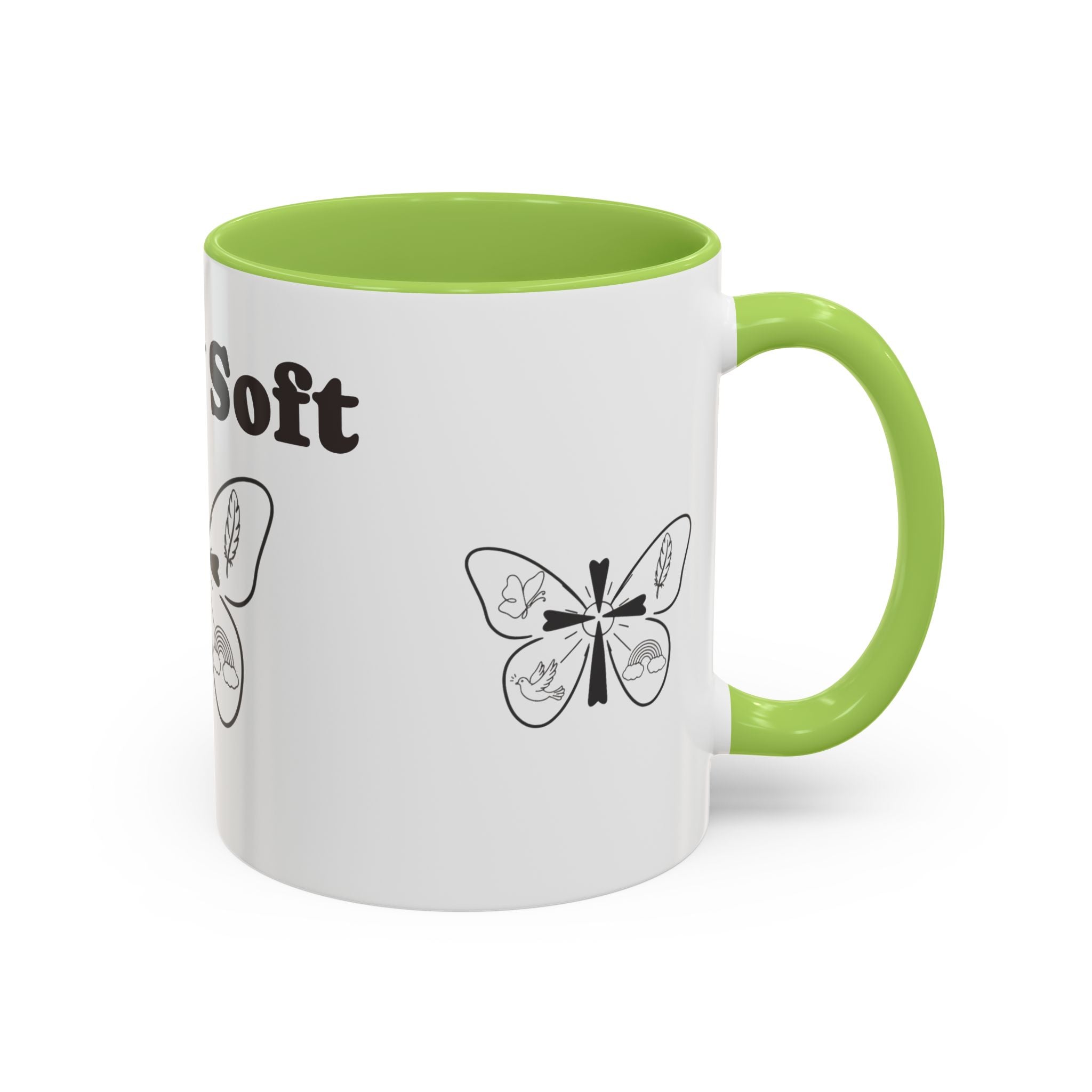 Signs From Heaven Accent Coffee Mug — "Faith Is Good For The Soul" Inspirational Gift (11/15 oz)
