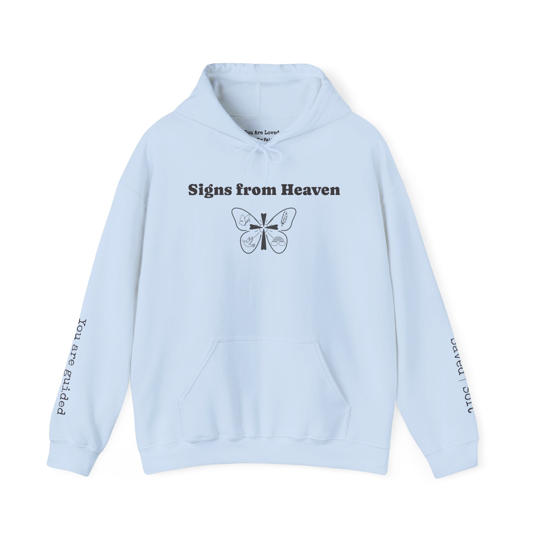 Signs from Heaven Butterfly Hoodie – Memorial Comfort Pullover -A reminder that you’re not alone— even when you’re searching for answers.
