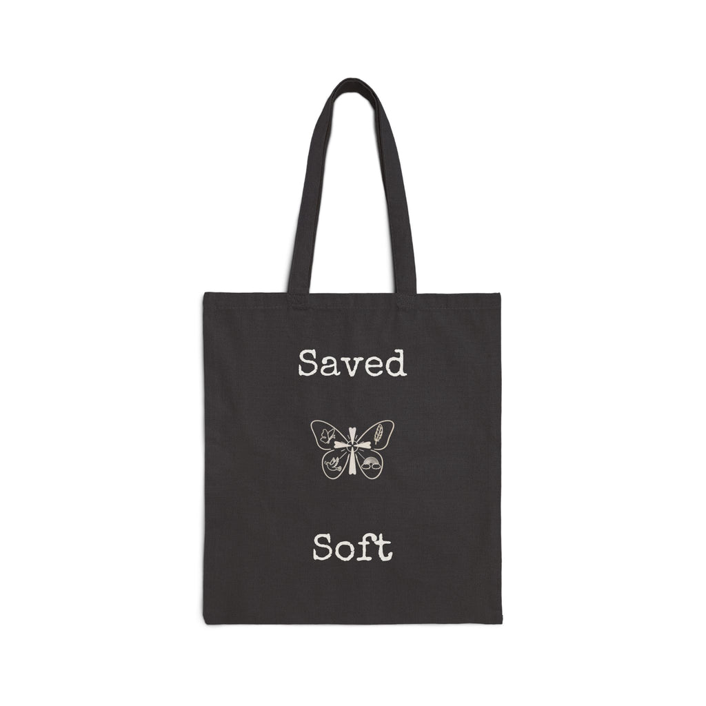 Saved Soft Tote Bag – Butterfly Faith Co.— "Carry Your Faith with Confidence and Love"